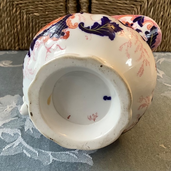 John Ridgway & Co: Porcelain Milk Jug. Bentick pattern (Buclugh or Buccleugh). - Picture 6 of 6